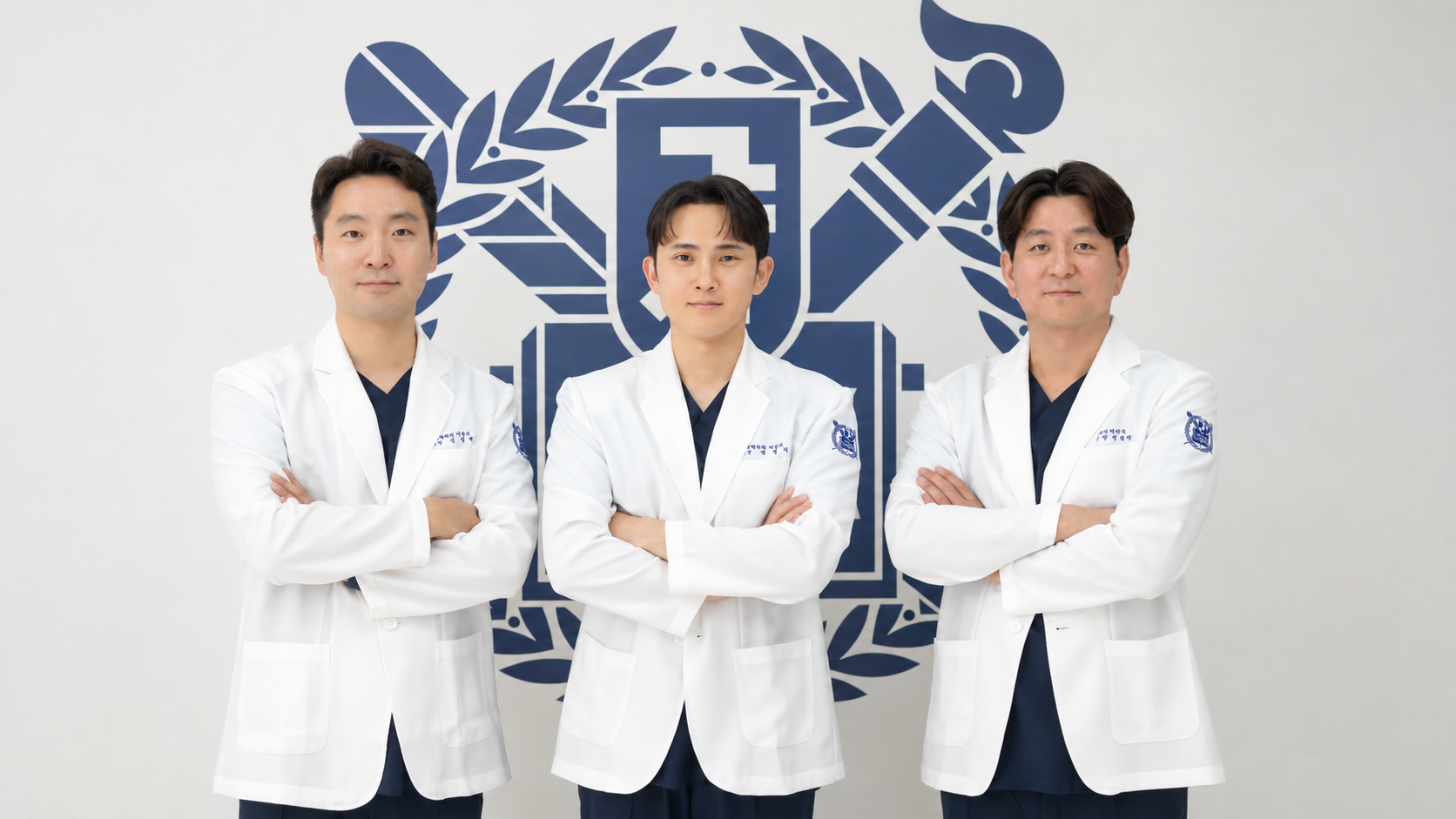 오산365정형외과_원장 3인 의료진 단체 사진